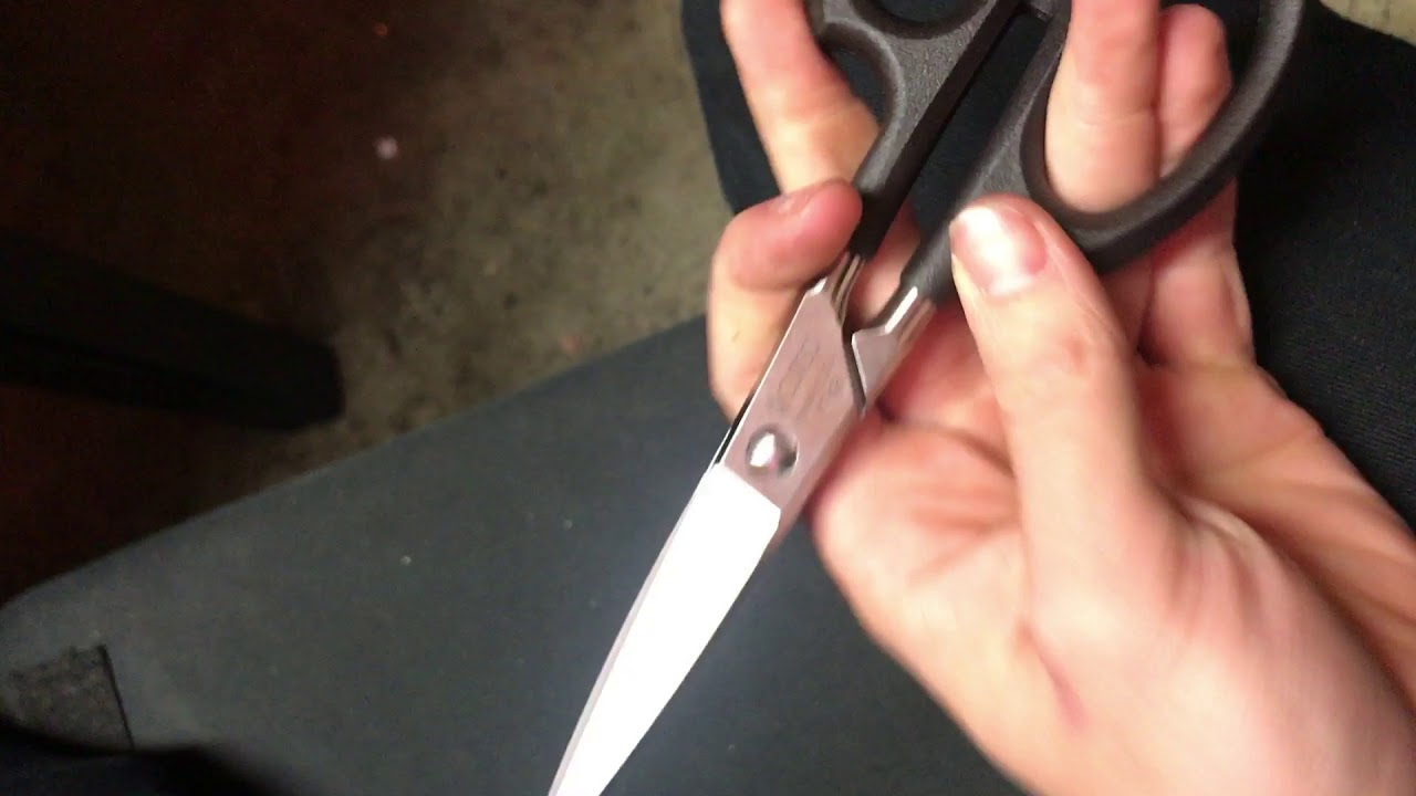Cutco shears vs regular kitchen shears. Cutting through penny YouTube