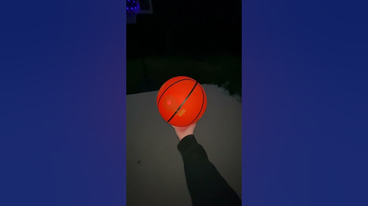 World’s First Person Shot With A Glowing  Basketball! 😱🏀 #shorts