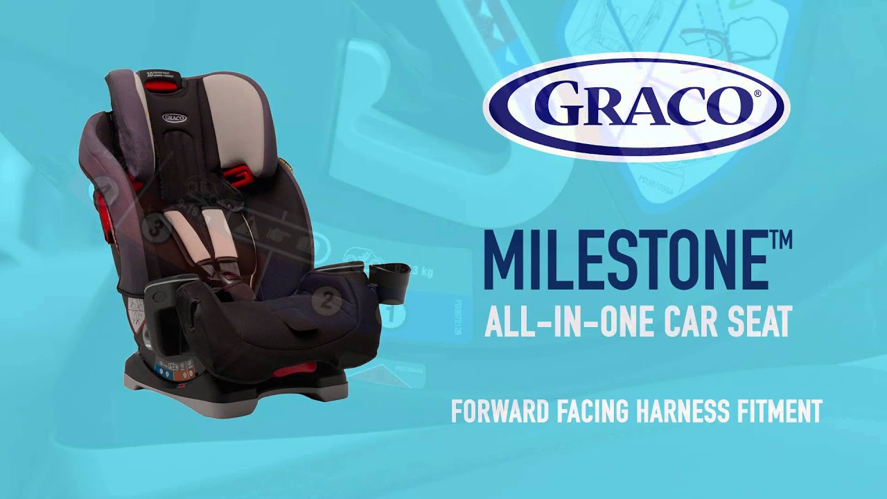 Graco Milestone Group 0-1-2-3 Car Seat in Aluminium - YouTube Graco Milestone Group 0-1-2-3 Car Seat in Aluminium - YouTube