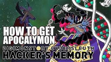 DIGIMON STORY CYBER SLEUTH: HACKER´S MEMORY -HOW TO GET APOCALYMON