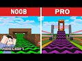 Noob vs pro  mega ramp build battle  minecraft