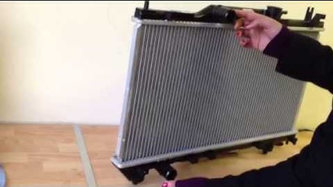 How to measure the core size of car radiator