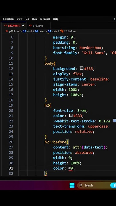 CSS Creative Text Animation Effects | HTML |CSS - YouTube