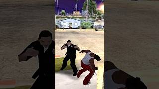 Grove Street Saves CJ from Police 🚓💥 | GTA San Andreas #viralshorts #rockstargames #classicgta