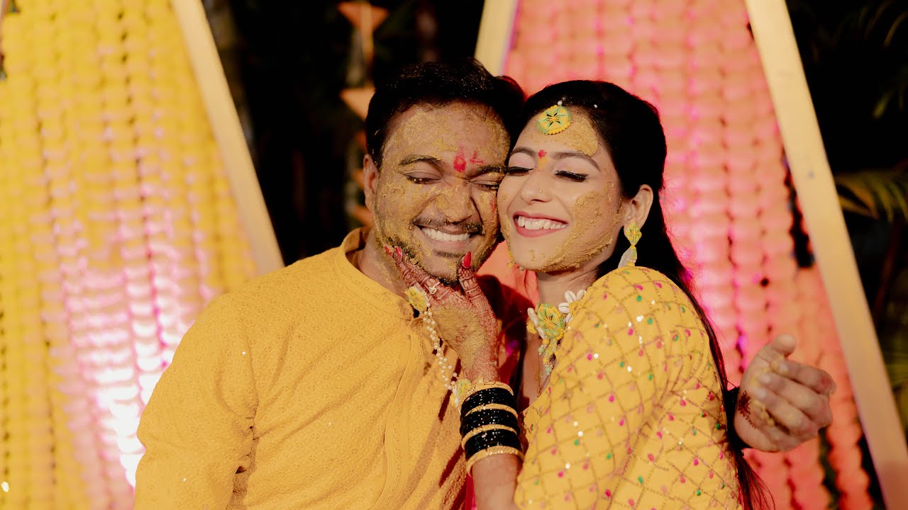 Wedding Haldi Highlight | 4K Wedding Video | Marathi Wedding Cinematic Video