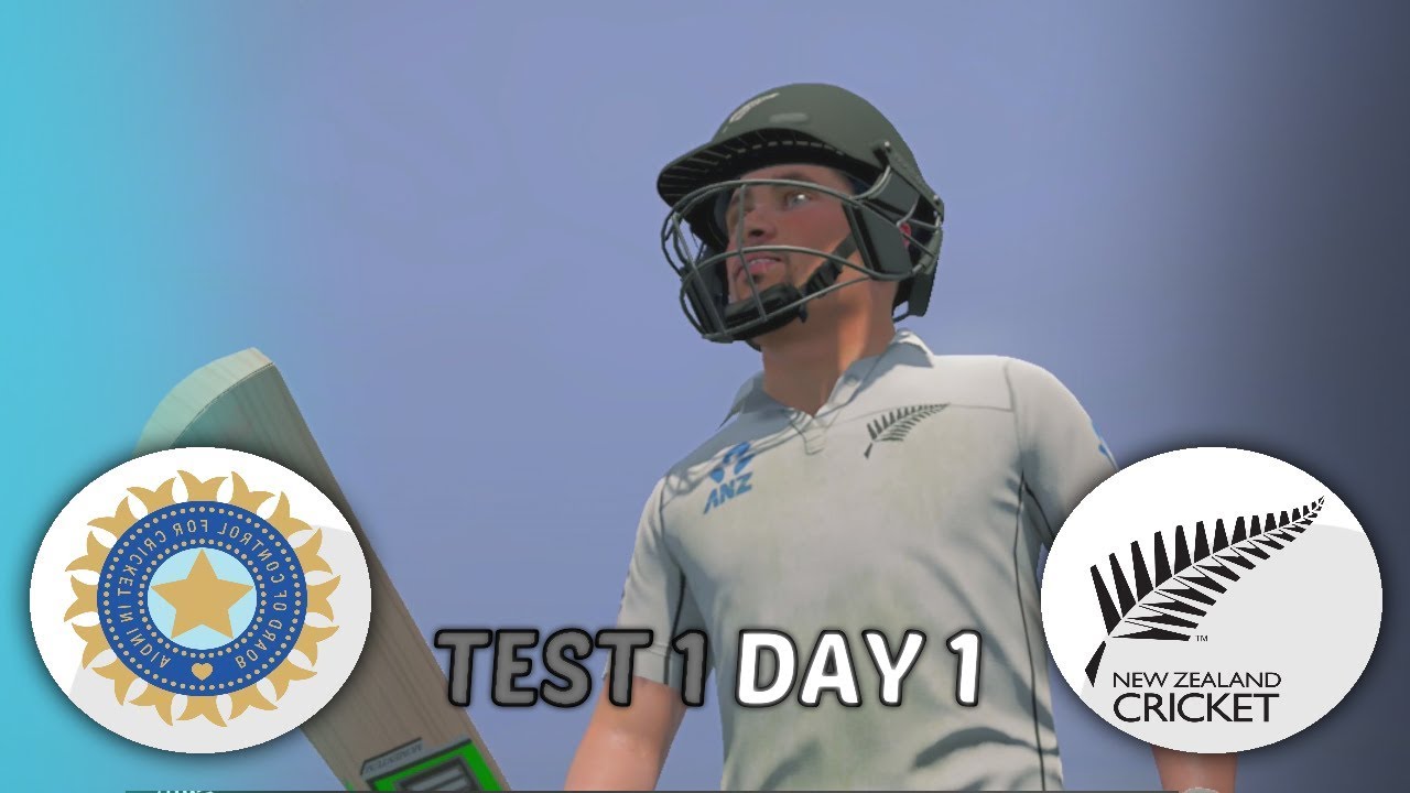 INDIA v NEW ZEALAND 2020 GAMING SERIES - TEST 1 DAY 1 - ASHES CRICKET 19