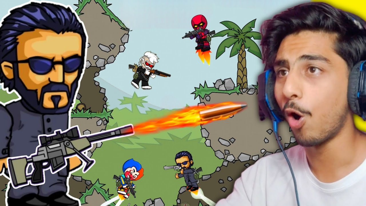 After Long Time I played Sniper Outpost | Mini Militia Gameplay