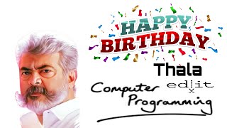 Happy Birthday Thala | Program | Wishes | TerraceOut | Tamil