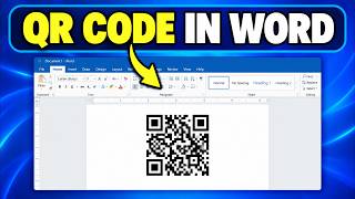 How to Create QR Code in MS Word - Quick & Easy