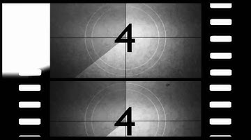 OLD MOVIE COUNTDOWN (v99) film intro with sound effects HD NEW! timer