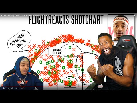 FLIGHT REACTS TO ALL HIS L's & SHOT MISSES! FLIGHTREACTS SHOTCHART!