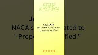 NACA UPDATE:  Under Contract