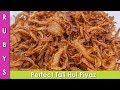 Perfect Tali Hui Pyaz Fried Onions Ki Recipe In Urdu Hindi  - RKK