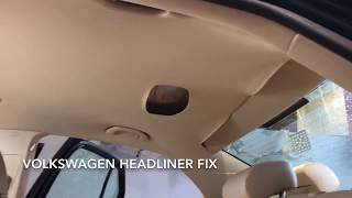 How to FIX the Volkswagen Headliners  Watch!