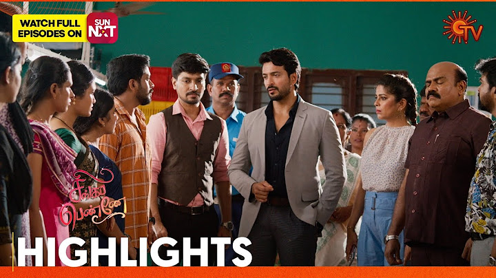 Singappenne - Highlights | 29 July 2024 | Tamil Serial | Sun TV