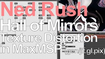 Max Tutorial - Hall Of Mirrors (Texture Distortion in Jitter) = Ned Rush