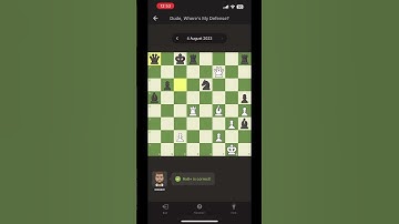 Dude, Where’s my defence #chess #dailypuzzle #chessmate #chesscom #chesspuzzle #chessplayer #fnaf