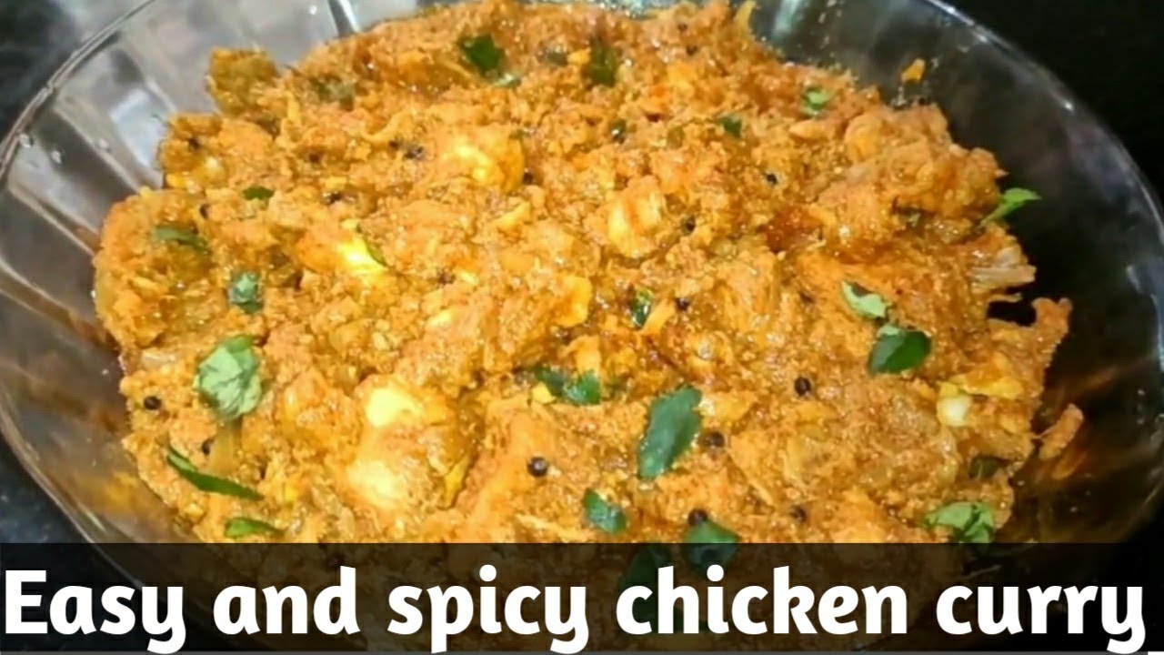 Easy and Perfect Kerala Style Chicken Curry for beginners /Chicken