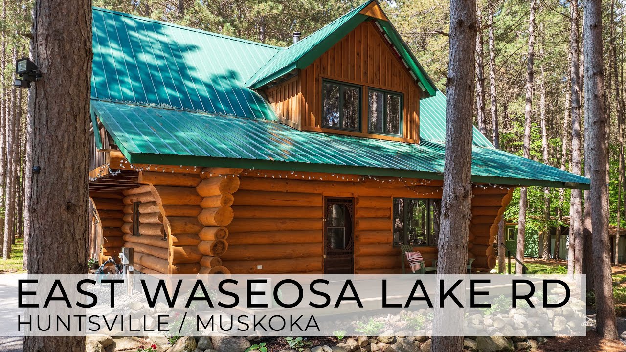 [SOLD] Log Cabin Nestled in Muskoka Pine Forest Huntsville Coldwell