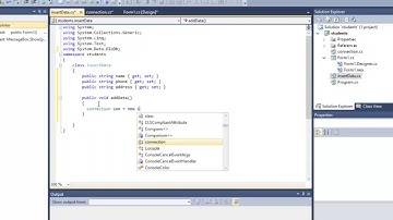 Insert data into Database using C#