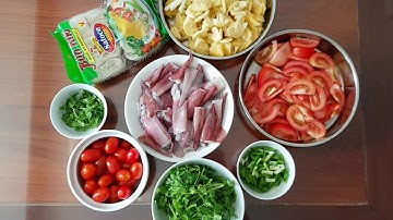 Bún Mực (Đơn Giản, Dễ Làm)