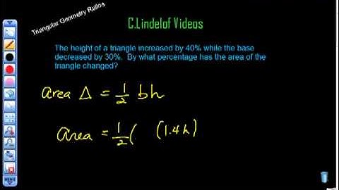 Triangles What Happens if you Increase Height and Decrease Base