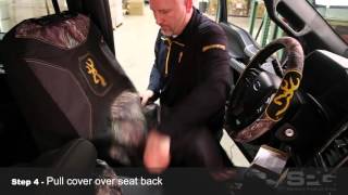 Lowback Seat Cover Installation Video Auto
