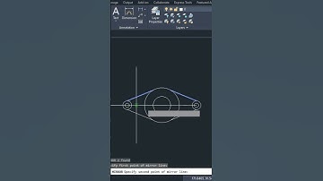 Autocad 2D exercise 12 in 60 sec || Autocad exercise tutorial #autocad #shorts