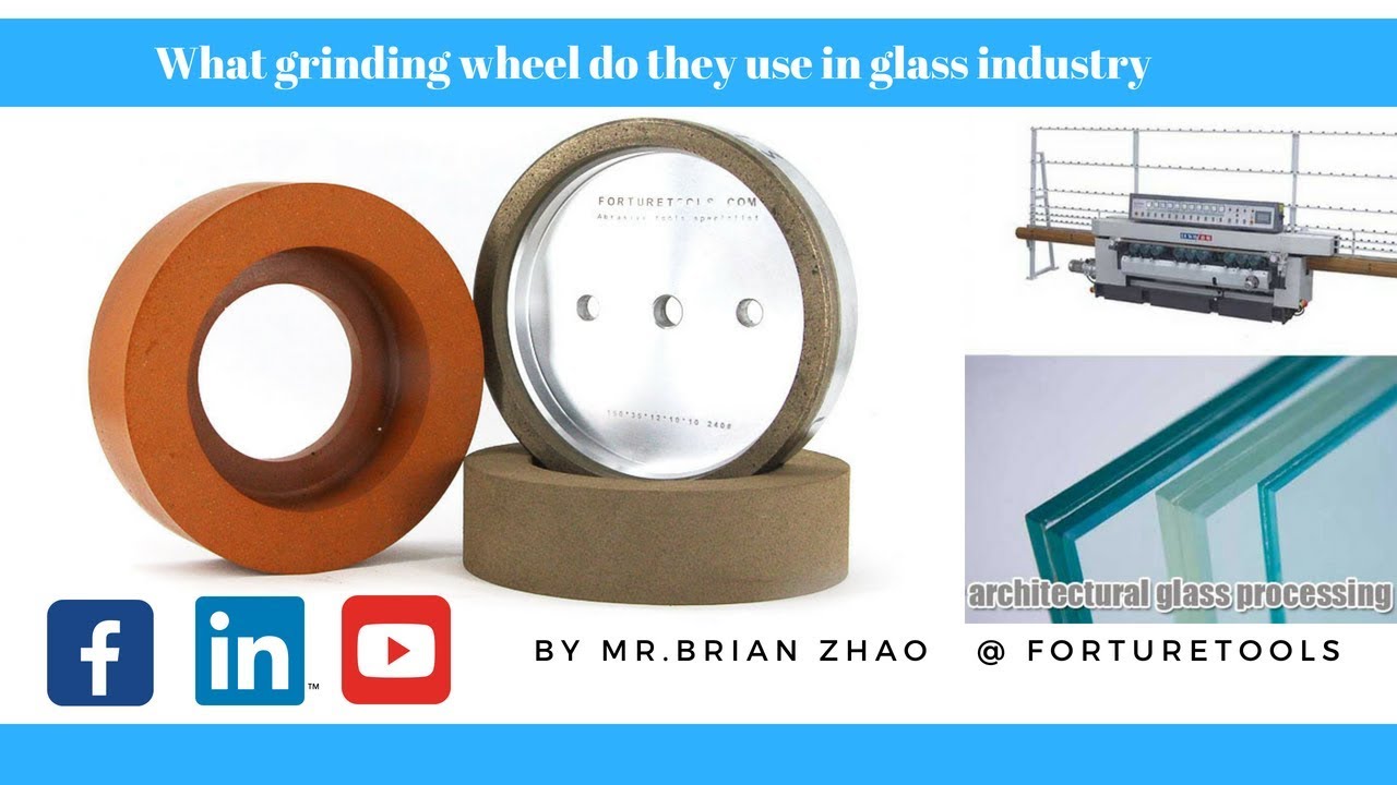 What grinding wheel do they use in glass industry? YouTube