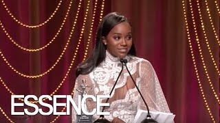 aja naomi king shares her battle with self doubt in moving speech essence
