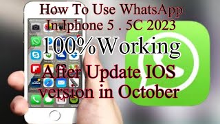 How To Use WhatsApp In Iphone 5 And Iphone 5C in 2023 After IOS Update In October screenshot 4