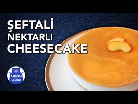 Pişmeyen Şeftalili Cheesecake