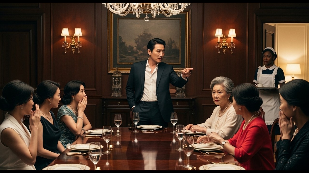 “Not Them. Her.”  The Mafia Boss Pointed at the Maid — And the Room Went Silent..