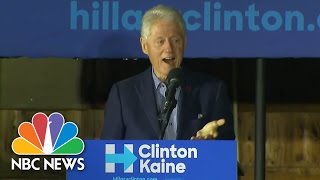 Protesters Continue To Plague Bill Clinton’s Events | NBC News