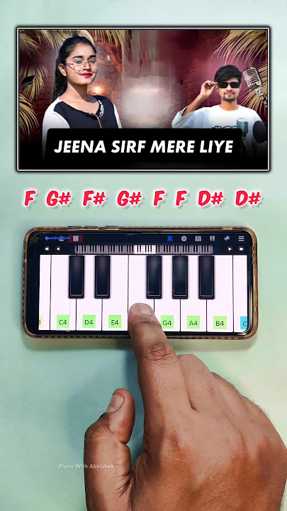 Jeena Sirf Mere Liye Piano Tutorial #jeenasirfmereliye