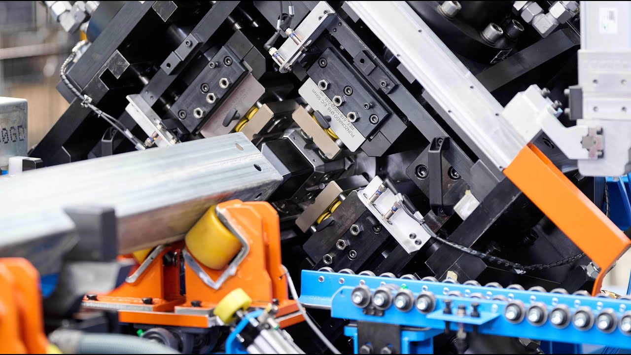 Punching machine for Solar Tracker Mounting Structure (External Beam tube) - ERLO SOLUTIONS