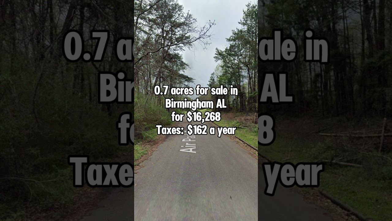 0.7 acres in Birmingham for $16,268 