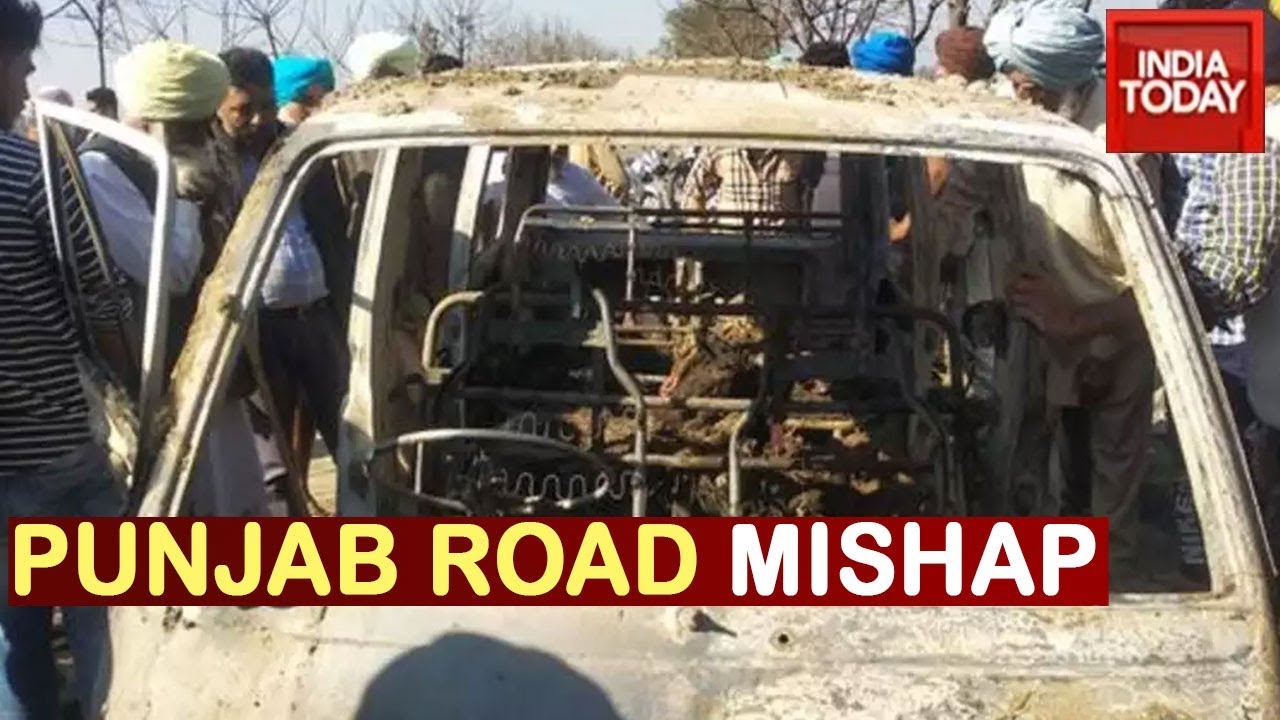 4 Children Die After School Van Catches Fire In Punjab