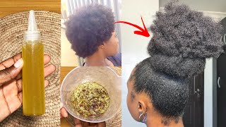 Best Hair Growth Oil For Black Hair + Use This Hack To Remove Smell. Use 2x A Day For Massive Growth