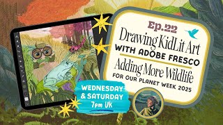Ep 22 More Wildlife Elements with Adobe Fresco