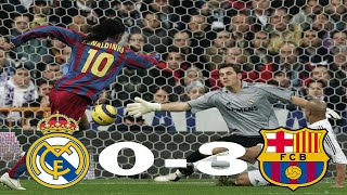 Real Madrid 0-3 FC Barcelona All Goals & Extended Highlights 19/11/2005 LaLiga HD