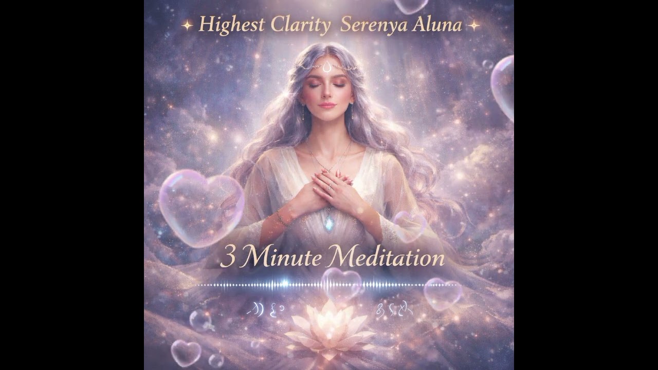 Highest Clarity – Serenya Aluna | 3 Minute Cosmic Meditation (Light Language Healing)