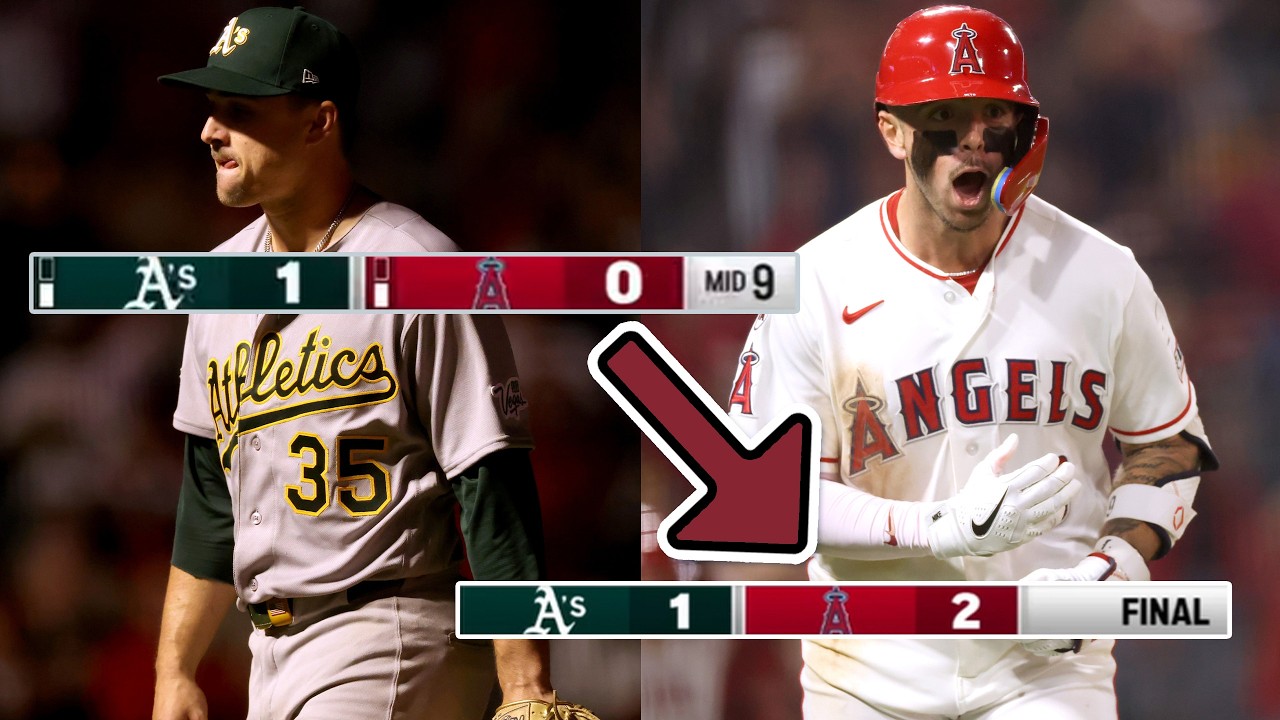 FROM NO-NO TO WALK-OFF! Adam Frazier breaks up no-hit bid, then Zach Neto walks it off 😮 (FULL 9TH)