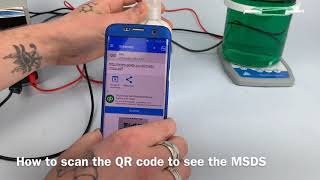 How to scan the QR code to see our MSDS screenshot 2
