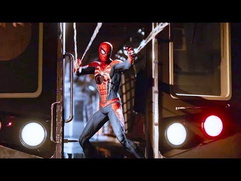 Holding Back A Bus Representing A Microwave Stopped At 0 01 Spider Man Know Your Meme