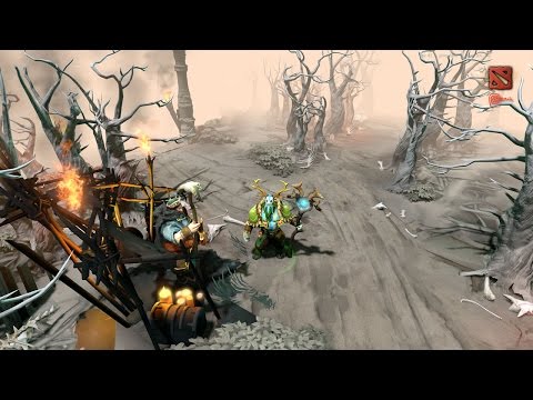 Desert Terrain Map in Dota 2. See The Difference.