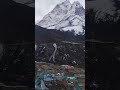 Snowy Dingboche Village during Everest Base camp trek