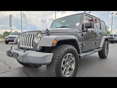 Could this be your FIRST Wrangler? 2016 Wrangler Unlimited Sahara (AS IS)