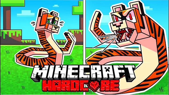 I Survived 1000 DAYS as a SNAKE in HARDCORE Minecraft! - Tiger Mobs Compilation