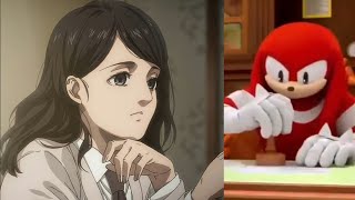 Knuckles Rates Shingeki no Kyojin Girls and Crushes #knucklesrates #attackontitanreaction